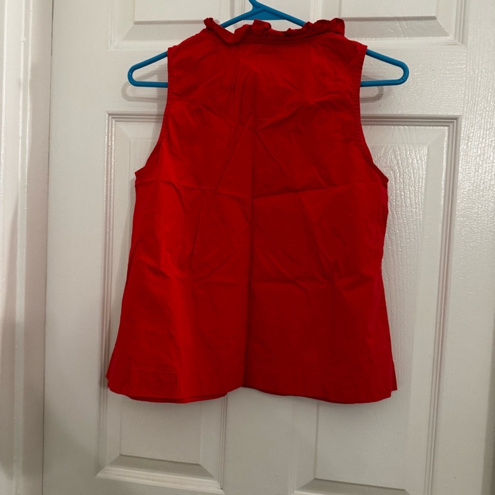 Pomander Place Red Ruffle Blouse - Picture 7 of 7